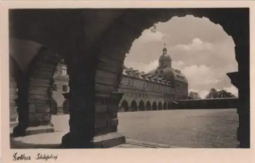 Gotha - Schloßhof - ca. 1950