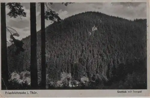 Friedrichroda - Gottlob mit Tempel - 1950