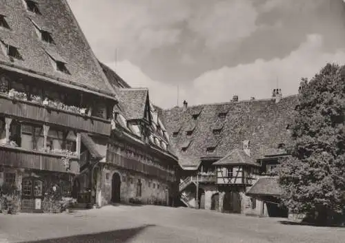 Bamberg - Alte Hofhaltung, Innenhof - ca. 1965