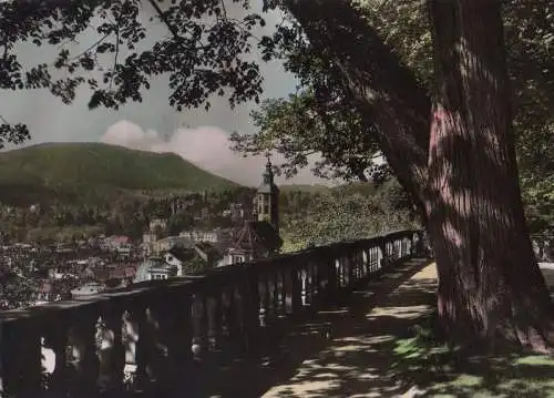 Baden-Baden - Blick von Schloßterrasse - 1960