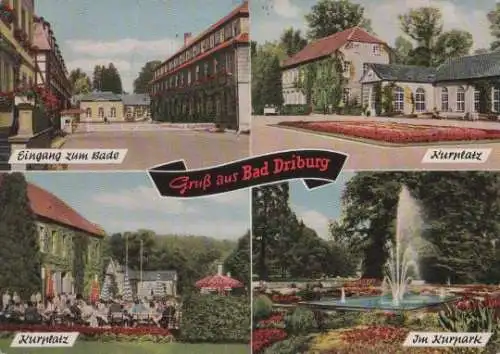 Bad Driburg u.a. Eingang zum Bade - 1964