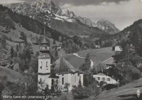 Berchtesgaden - Maria Gern mit Untersberg - ca. 1975