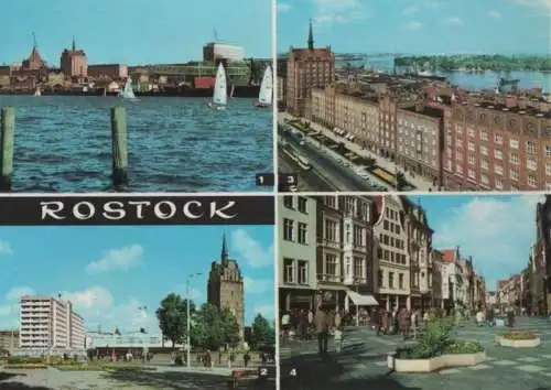 Rostock - u.a. Interhotel Warnow - 1974