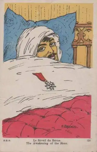 Mann im Bett - ca. 1935