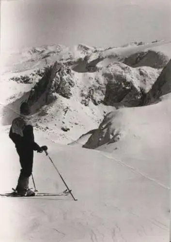 Skifahrer in den Bergen - 1985