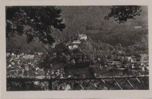 Schwarzburg - vom Trippstein gesehen - 1953