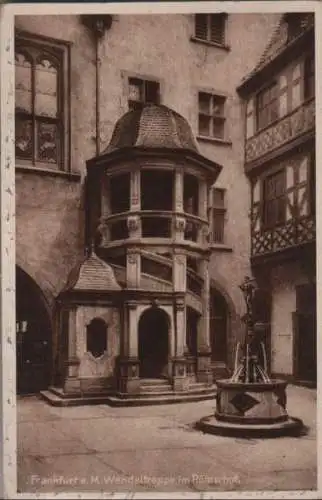 Frankfurt Main - Wendeltrppe im Römerhof - 1935