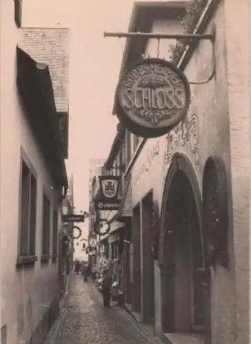 Rüdesheim - Rüdesheimer Schloss - ca. 1950