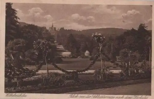 Kassel-Wilhelmshöhe - Blick von der Schlossterrasse - ca. 1935