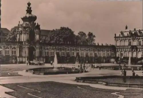 Dresden - Im Zwingerhof - 1962