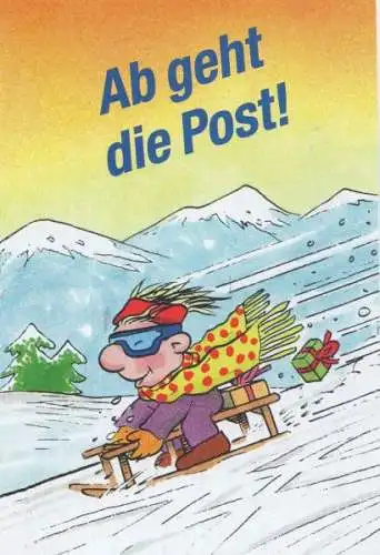 Ab geht die Post