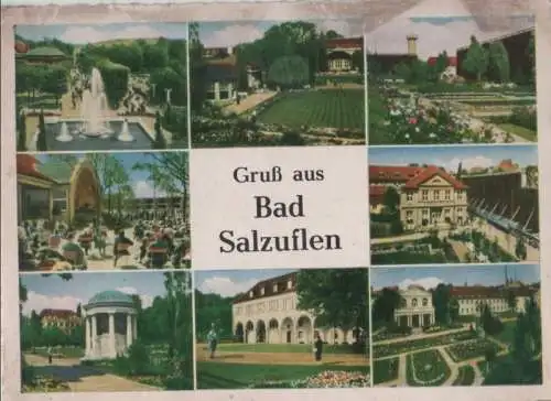 Bad Salzuflen - mit 8 Bildern - ca. 1960