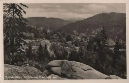 Schierke - Blick von der Vaupels-Klippe - 1956