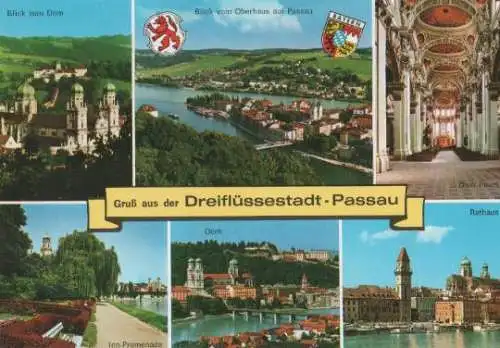 Passau u.a. Rathaus und Dom - 1993