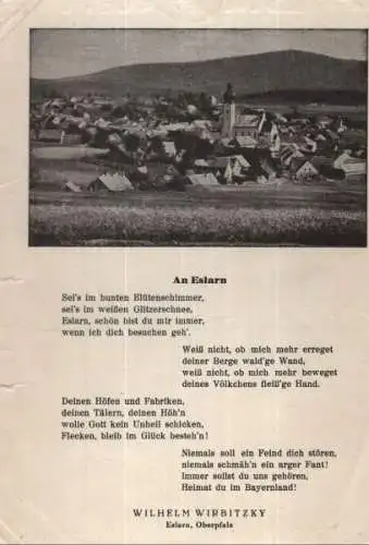 Eslarn - mit Gedicht