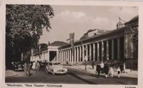 Wiesbaden - Neue Theater-Kolonnade - ca. 1950