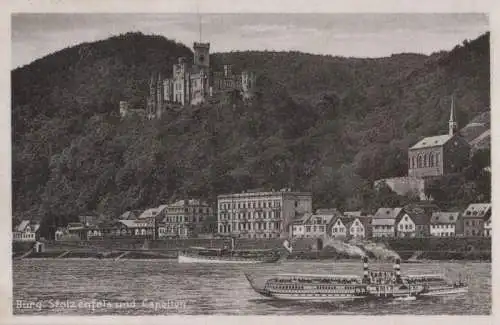 Koblenz, Schloß Stolzenfels - mit Capellen - ca. 1935