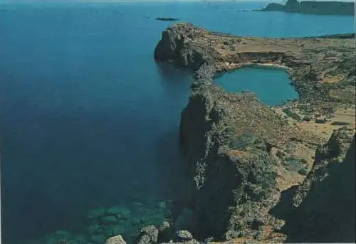 Griechenland - Griechenland - Lindos - St. Pauls hafen - ca. 1985