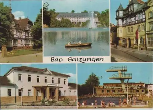 Bad Salzungen - u.a. Kurhaus am Burgsee - ca. 1970