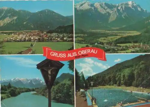 Oberau Loisach u.a. Alpenbad - ca. 1975