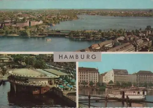 Hamburg - u.a. Binnen- und Außenalster - 1965