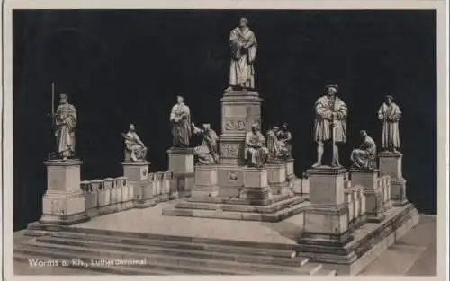 Worms - Lutherdenkmal - 1936