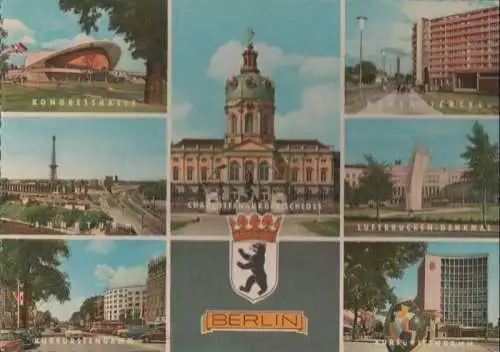 Berlin, Westteil - u.a. Funkturm - 1961