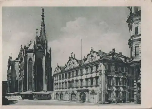 Würzburg - Ostchor der Marienkapelle - ca. 1950