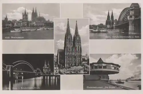 Köln u.a. Bastei Rheinrestaurant - 1939