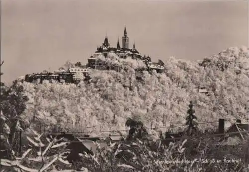 Wernigerode - Schloß im Rauhreif - 1971