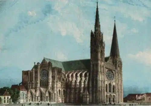 Frankreich - Frankreich - Chartres - La cathedrale - 1972