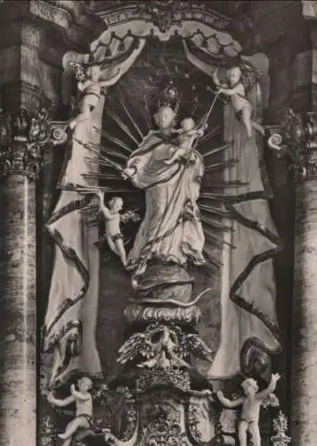 Schwäbisch Gmünd - St. Franziskus-Kirche, Hochaltar - ca. 1955