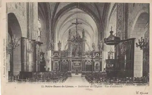 Frankreich - Liesse-Notre-Dame - Frankreich - Eglise, Interieur