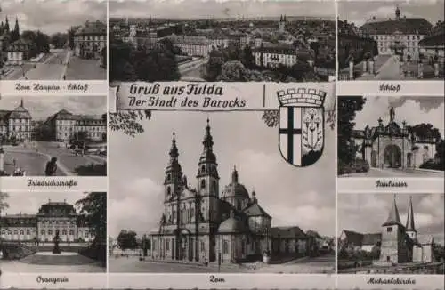 Fulda - u.a. Dom Hauptw. - Schloß - 1958