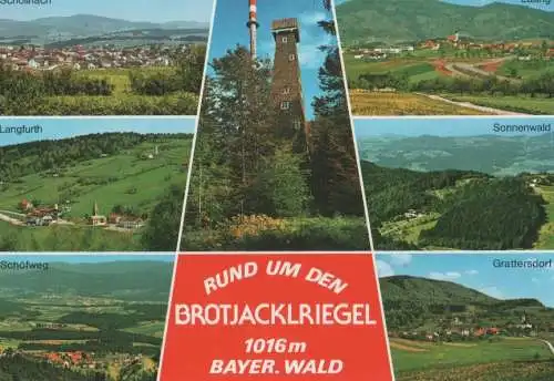 Bayerischer Wald - rund um den Brotjacklriegel - ca. 1985