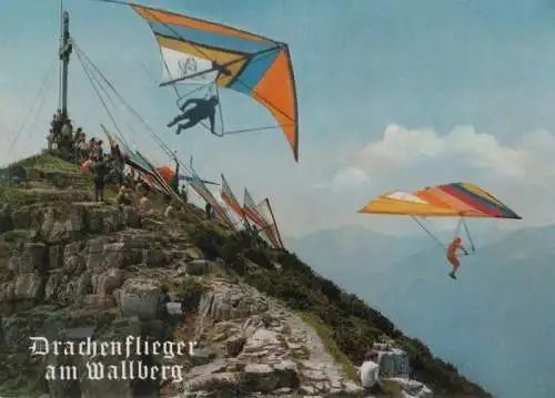 Rottach-Egern - Drachenflieger am Wallberg - ca. 1980