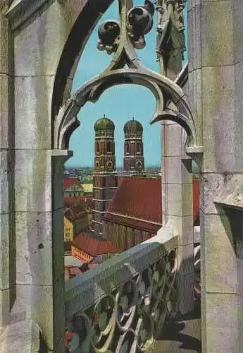 München - Türme der Frauenkirche - 1966