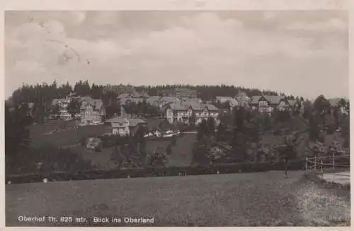 Oberhof - Blick ins Oberland