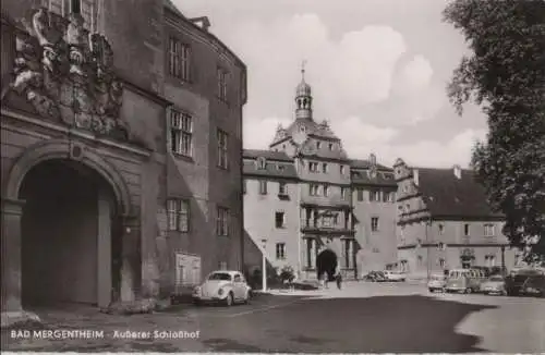 Bad Mergentheim - Äußerer Schloßhof - ca. 1960