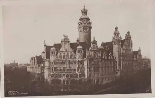 Leipzig - Neues Rathaus - ca. 1935