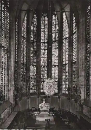 Aachen - Chor mit Strahelnmadonna - 1960