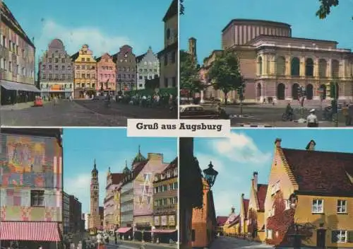 Augsburg - u.a. Stadttheater - 1969