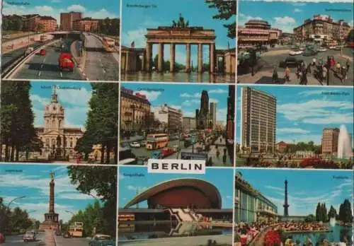 Berlin, Westteil - u.a. Funkturm - 1969