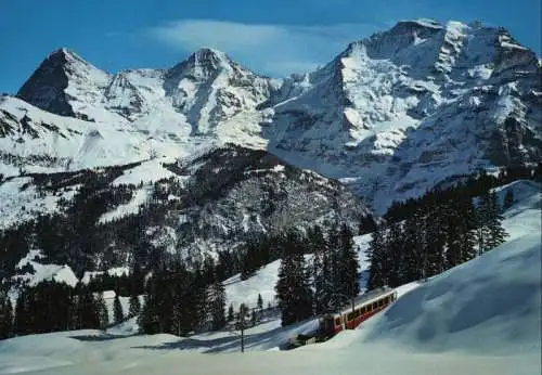 Schweiz - Lauterbrunnen - Schweiz - Bergbahn nach Mürren