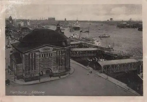 Hamburg - Elbtunnel - ca. 1955