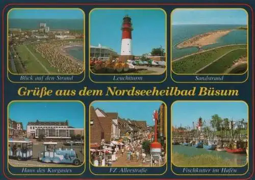 Büsum - u.a. Blick auf den Strand - 1994