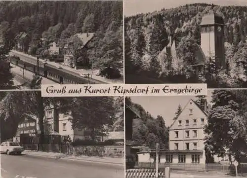 Altenberg-Kipsdorf - 4 Teilbilder - ca. 1975