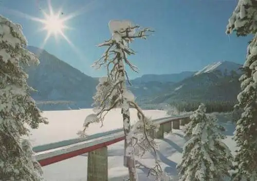 Sylvenstein-Stausee bei Bad Tölz - ca. 1975