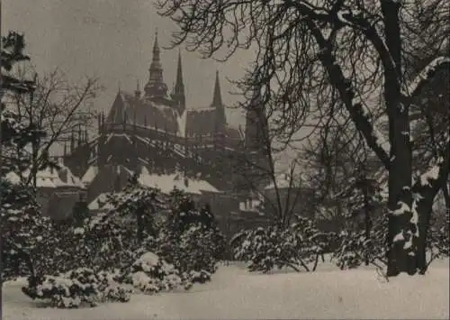 Tschechien - Tschechien - Prag, Burg - Pohlde na chram sv. Vita - ca. 1960