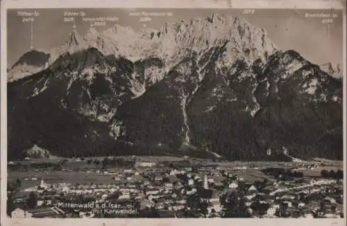 Mittenwald - mit Karwendel - ca. 1940